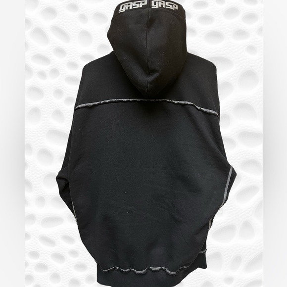 Vintage GASP Hoodie Heavy detail Size L - Picture 3 of 6